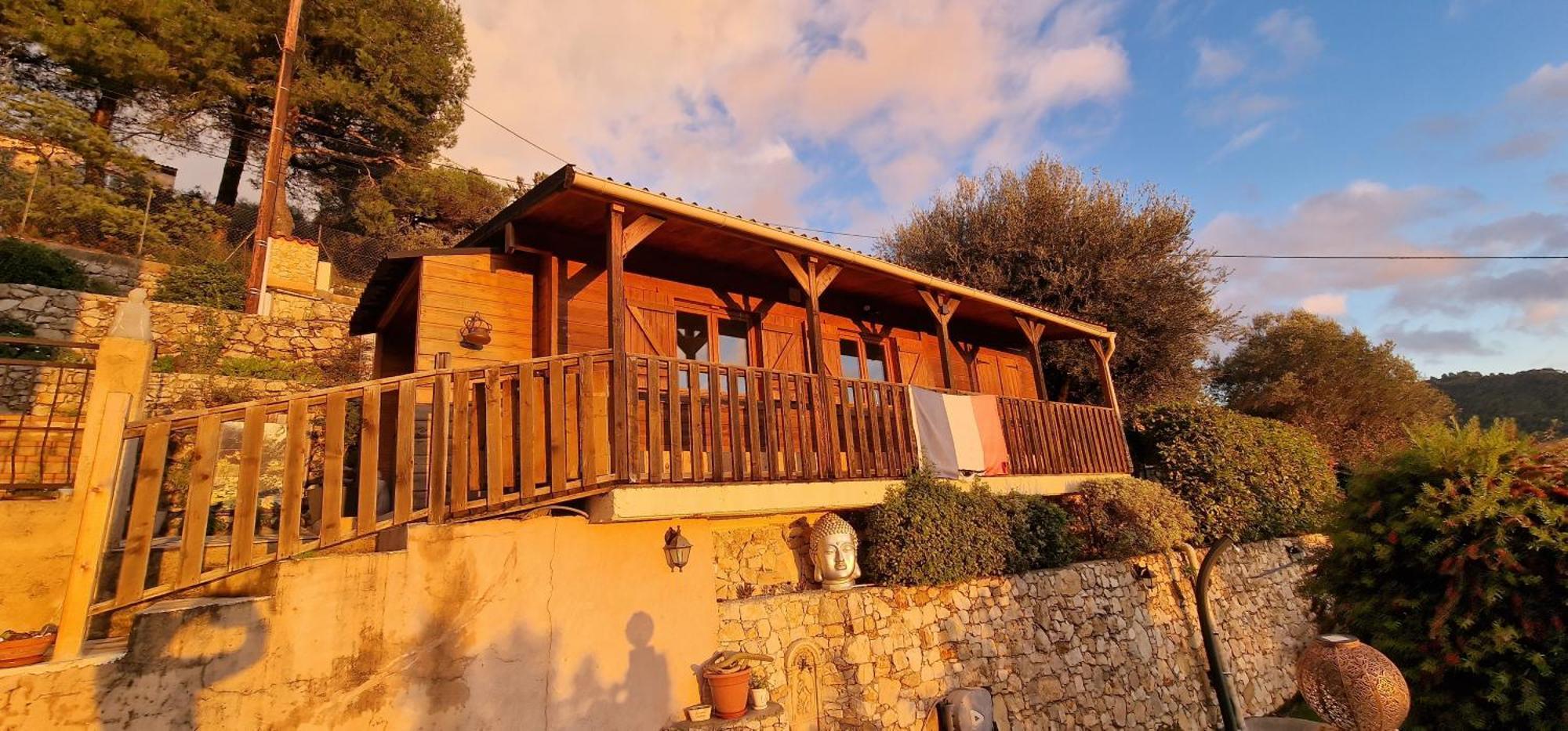 Le Chalet De La Pierreraie Cote D'Azur Piscine Terrasse Et Vue Mer Drap Ngoại thất bức ảnh